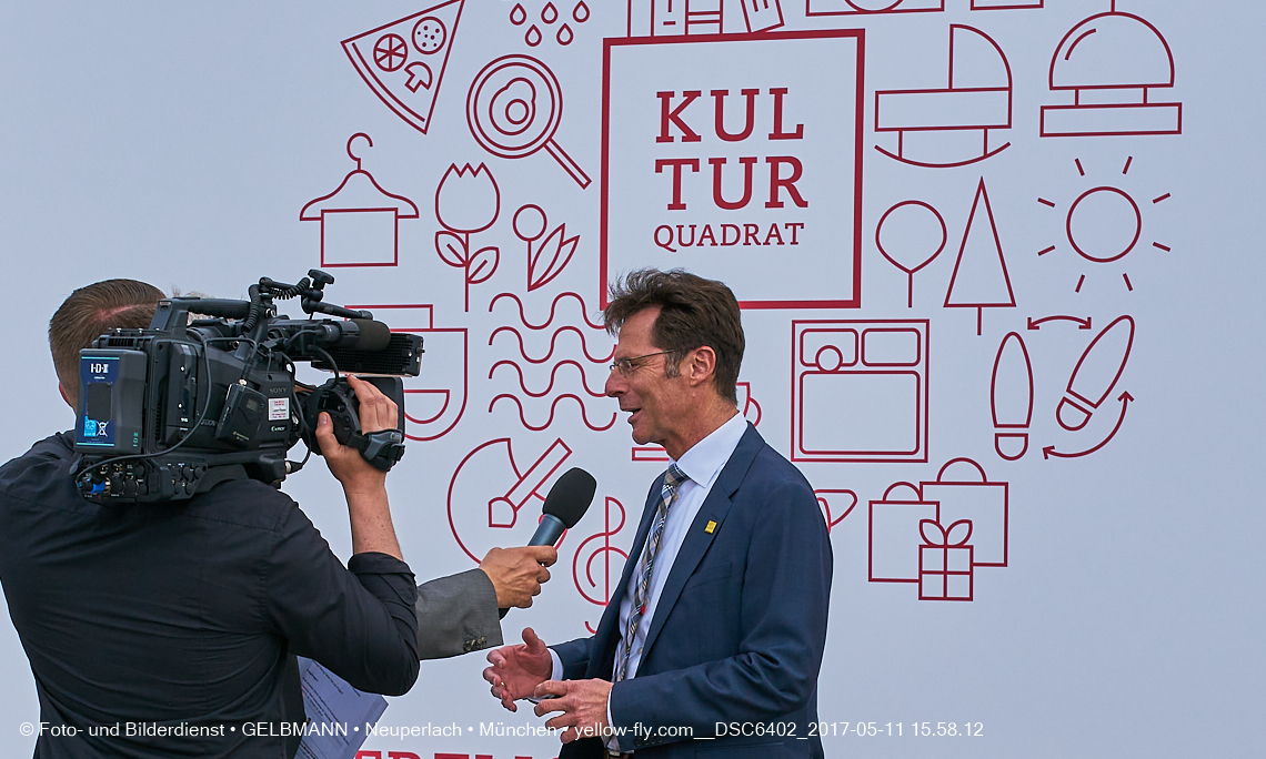 11. Mai 2017 - Grundsteinlegung für die LOGE und dem Kulturquadrat in Neuperlach